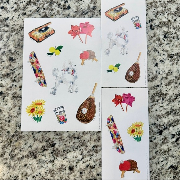 Louis Vuitton Stickers - Agenda Refill - Picture 1 of 7